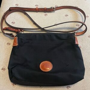 Dooney and Bourke nylon black pouch